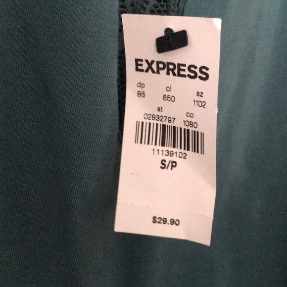 NWT Express Blue Halter Bodysuit - Picture 5 of 5